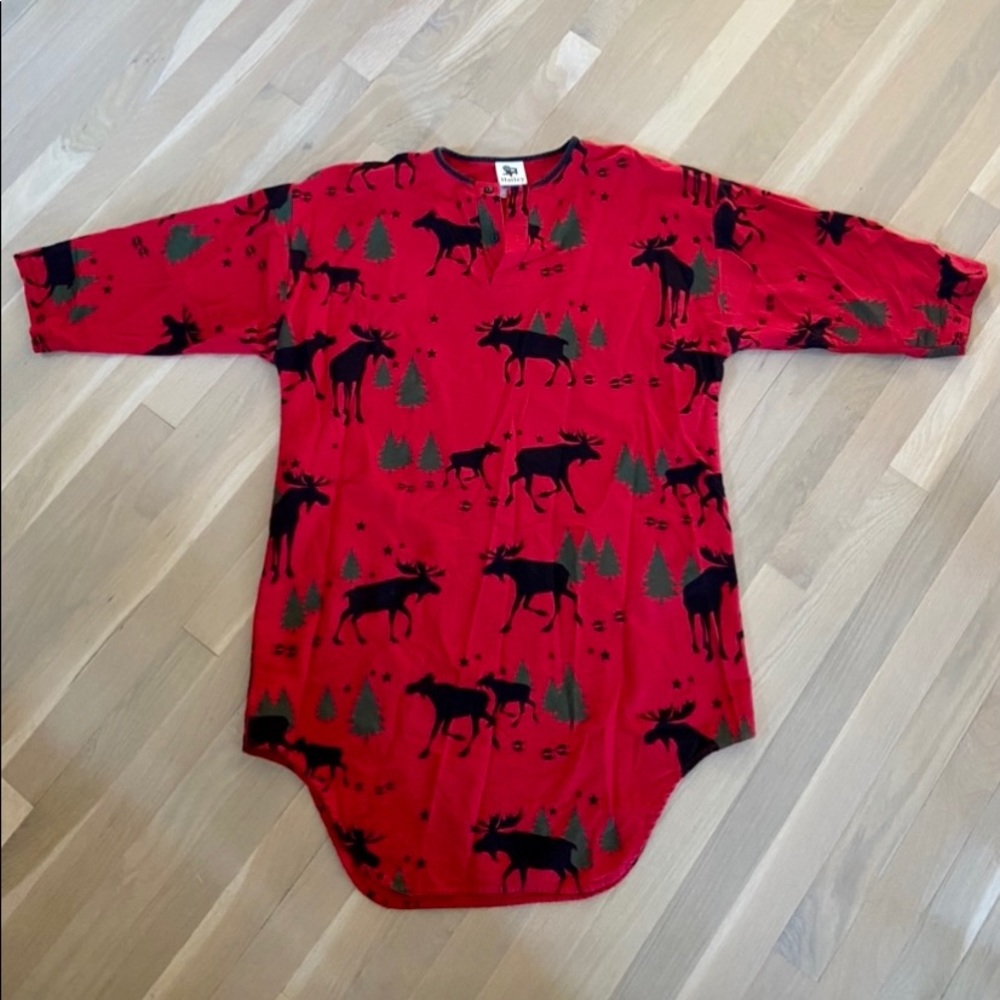 Cozy Hatley Flannel Nightshirt Nightgown Size M